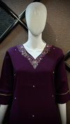 FF Roman Silk Straight Cut Designer Kurtis Catalog